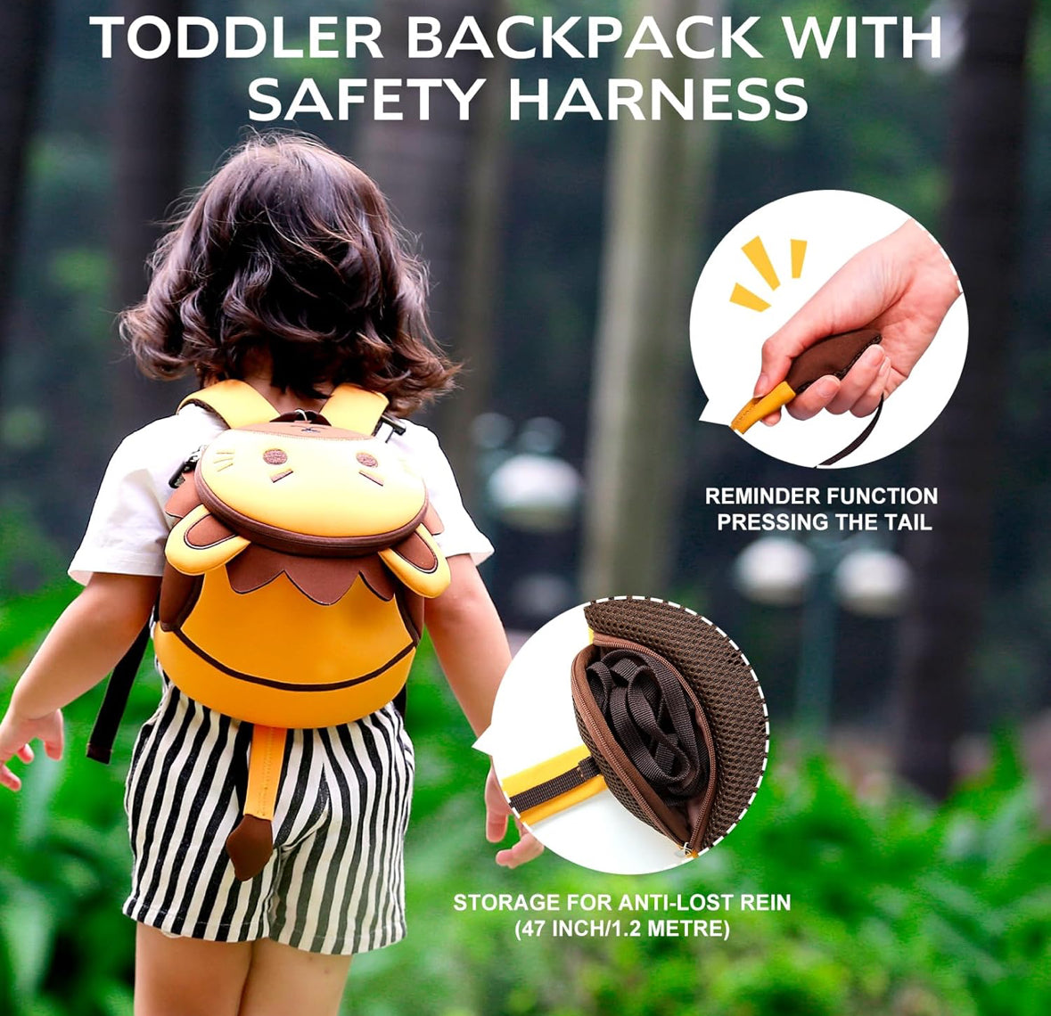 3D backpack / lion
