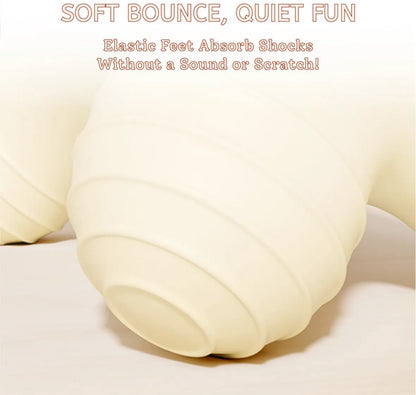 Inflatable bouncy horse