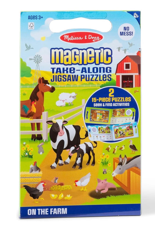 Take-along jigsaw puzzle - farm
