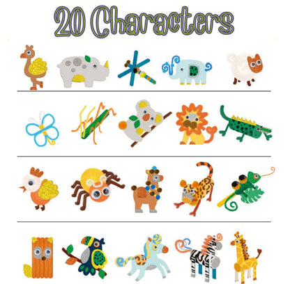 DIY craft bucket - forest adventure- 180 pcs