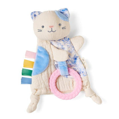 Bitzy crinkle sensory crinkle toy with teether