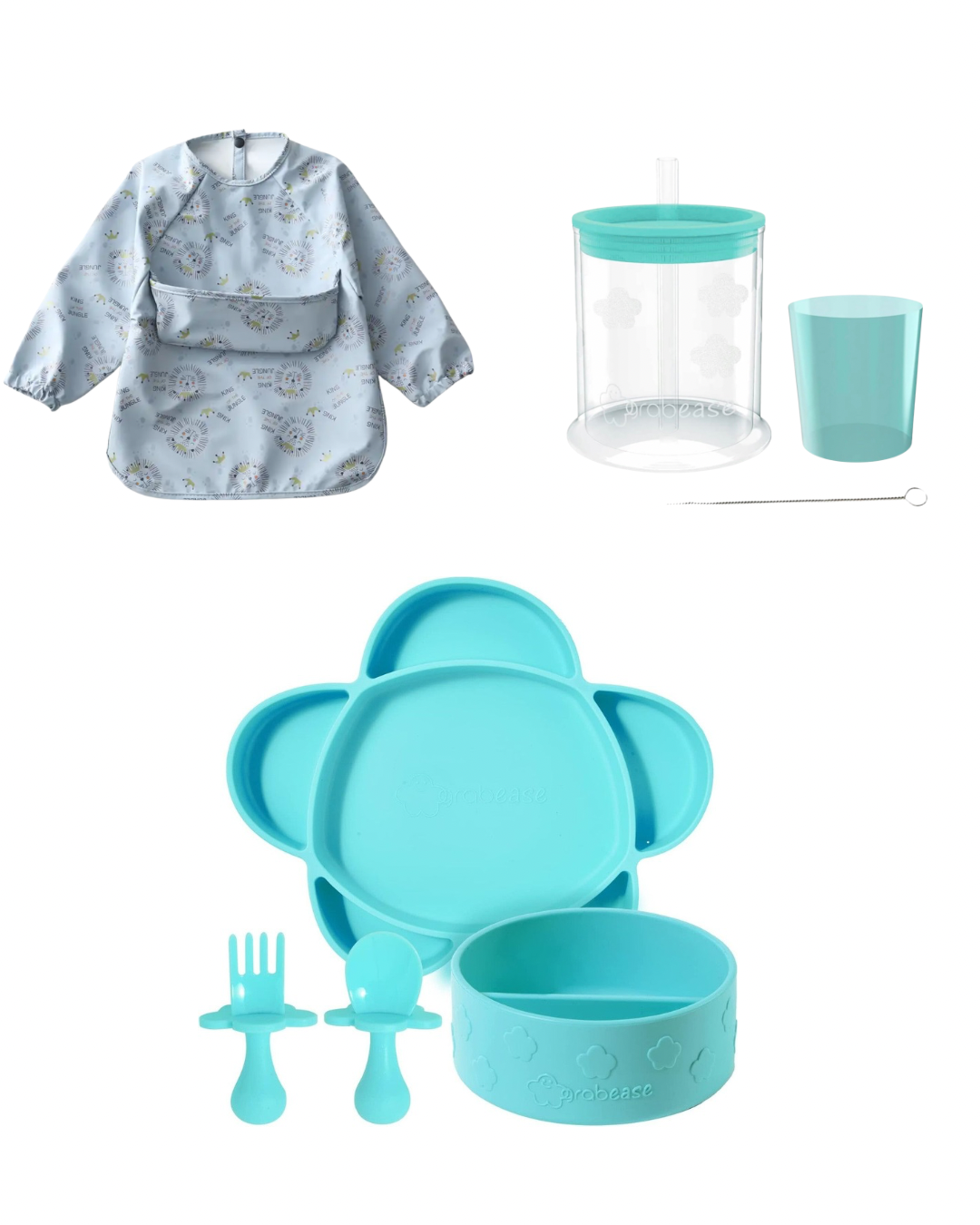 5 pcs Dining set / teal