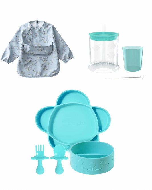 5 pcs Dining set / teal