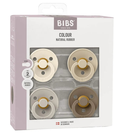 Bibs pacifier- ivory sand vanilla / 4 pcs