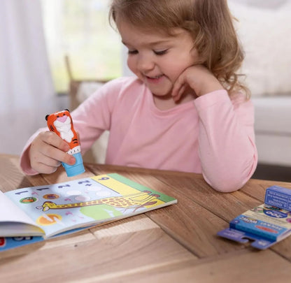 Mini activity pad & refill sticker set - tiger