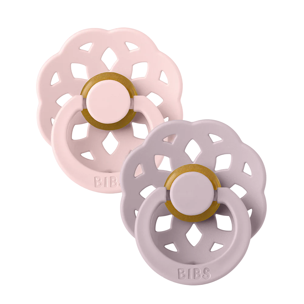 Bibs pacifier blossom/ dusky lilac