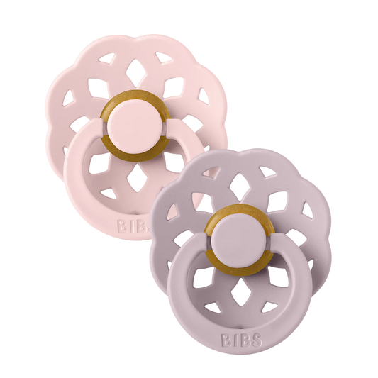 Bibs pacifier blossom/ dusky lilac