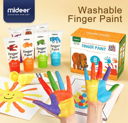 Finger paint - 8 colors