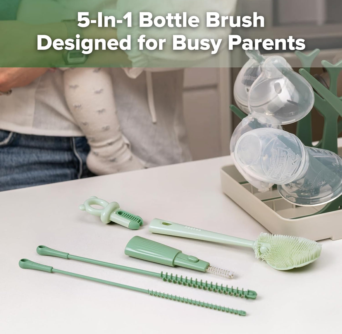 5 in 1 cleaning brush set