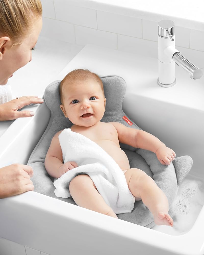 Moby soft spot sink bather / grey