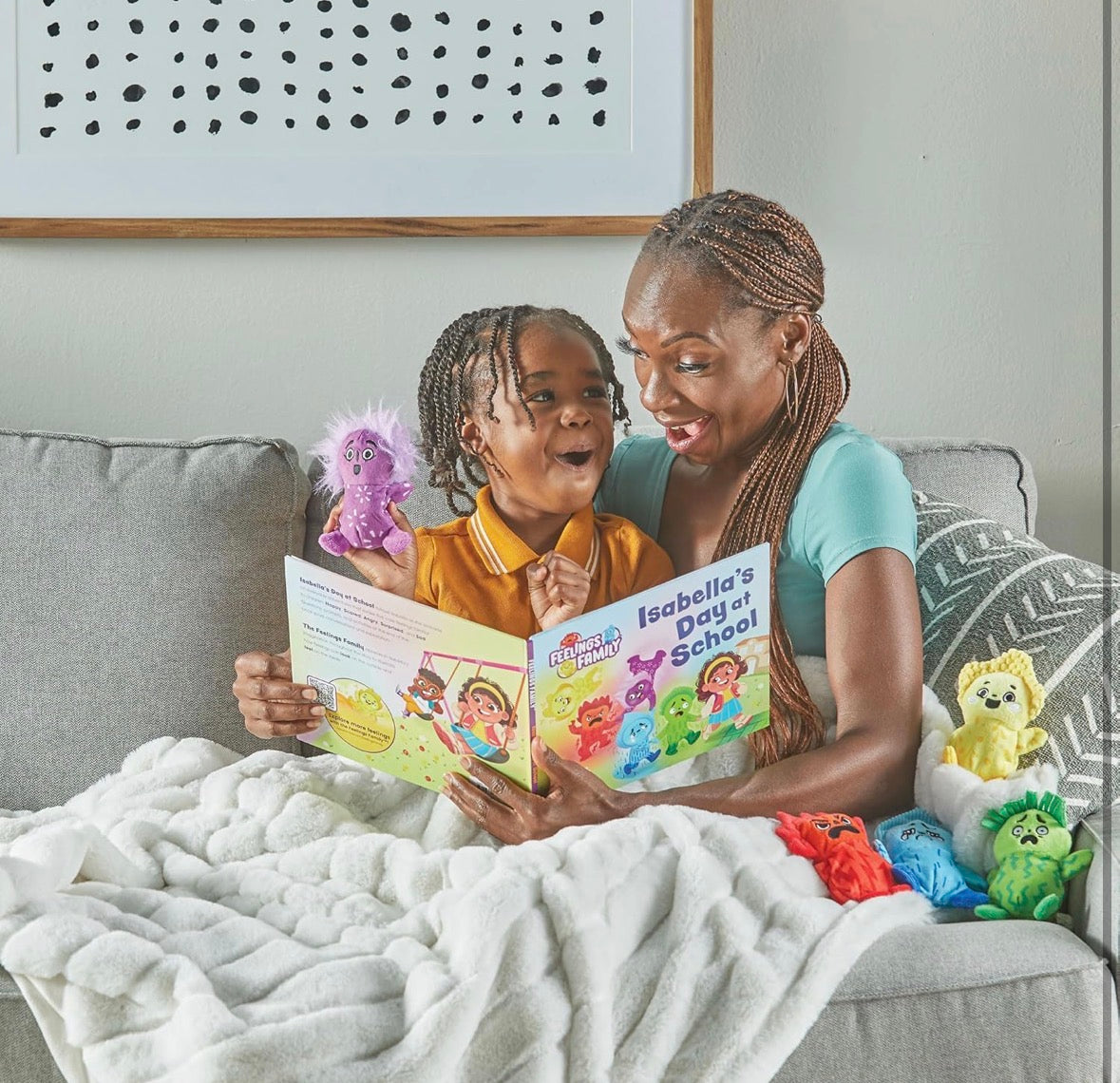 Feelings Family Introductory Storybook and Plush Set