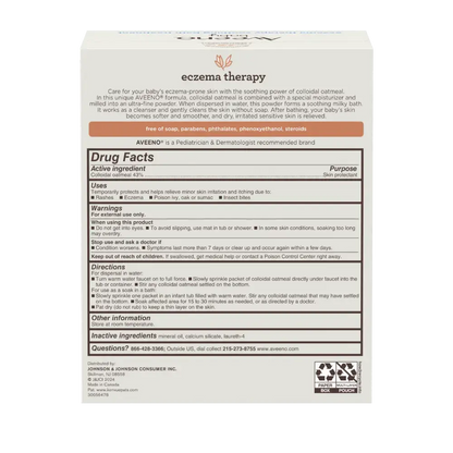 Aveeno Baby Eczema Therapy Soothing Bath Treatment - 5 packets