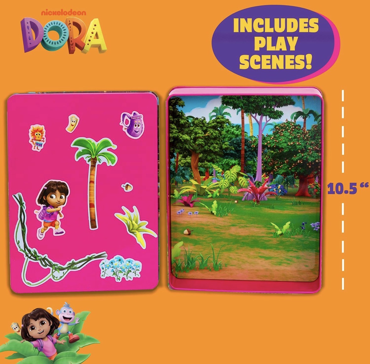 Dora magnetic playset