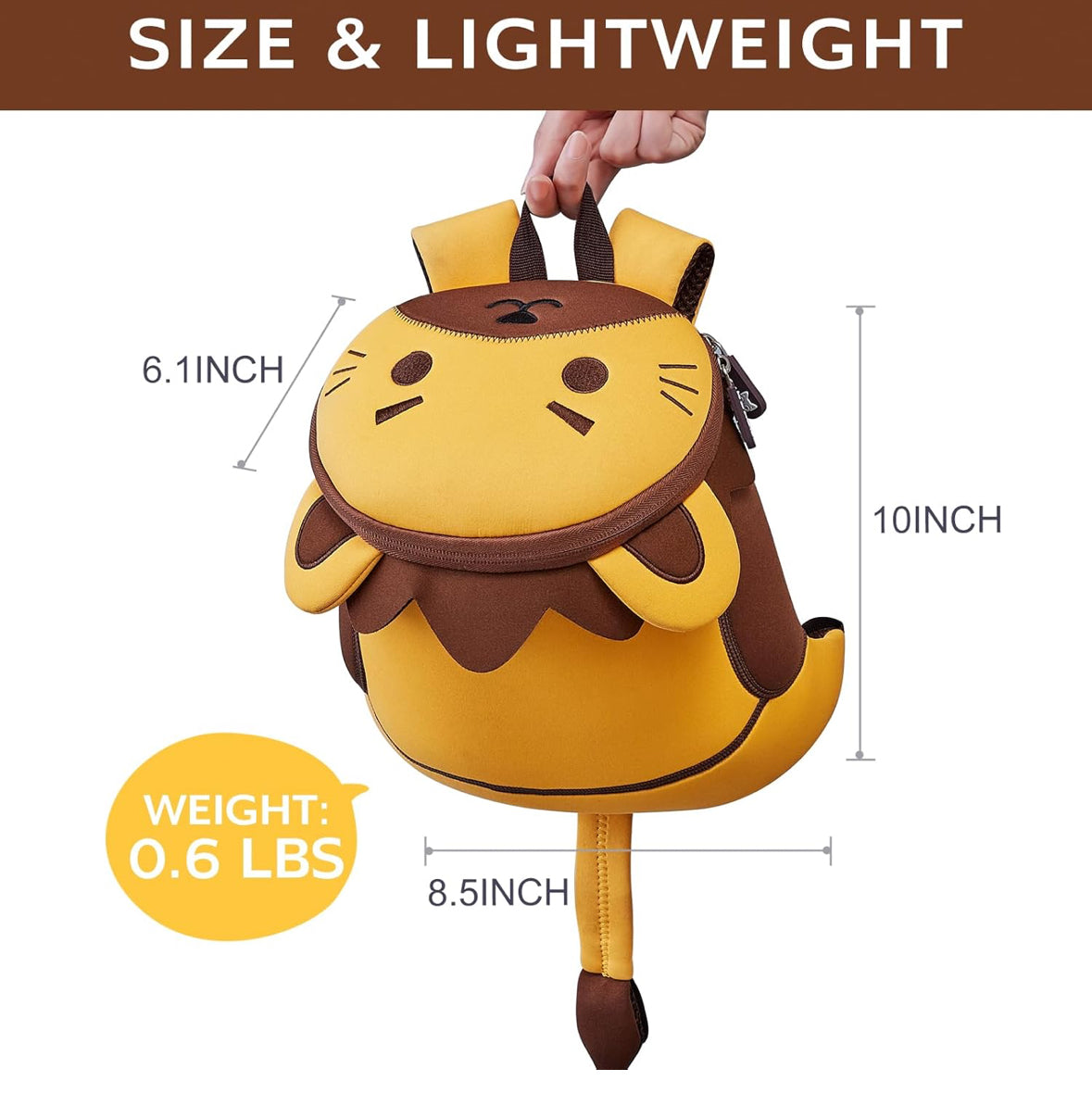 3D backpack / lion
