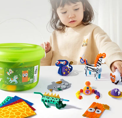DIY craft bucket - forest adventure- 180 pcs