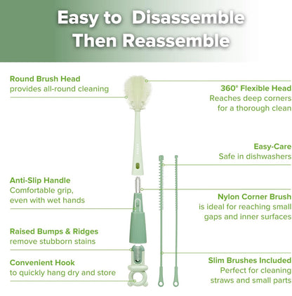 5 in 1 cleaning brush set