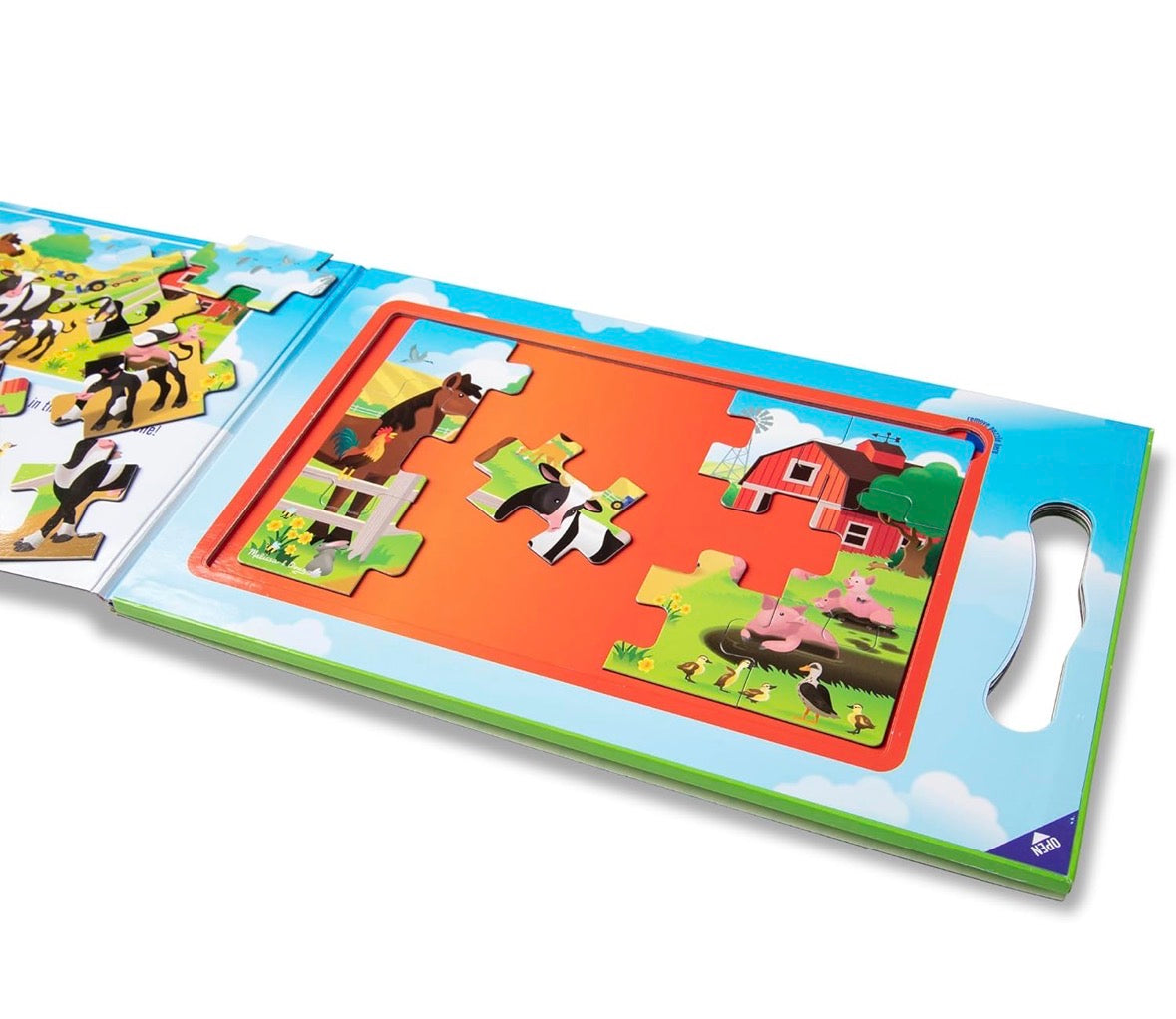 Take-along jigsaw puzzle - farm
