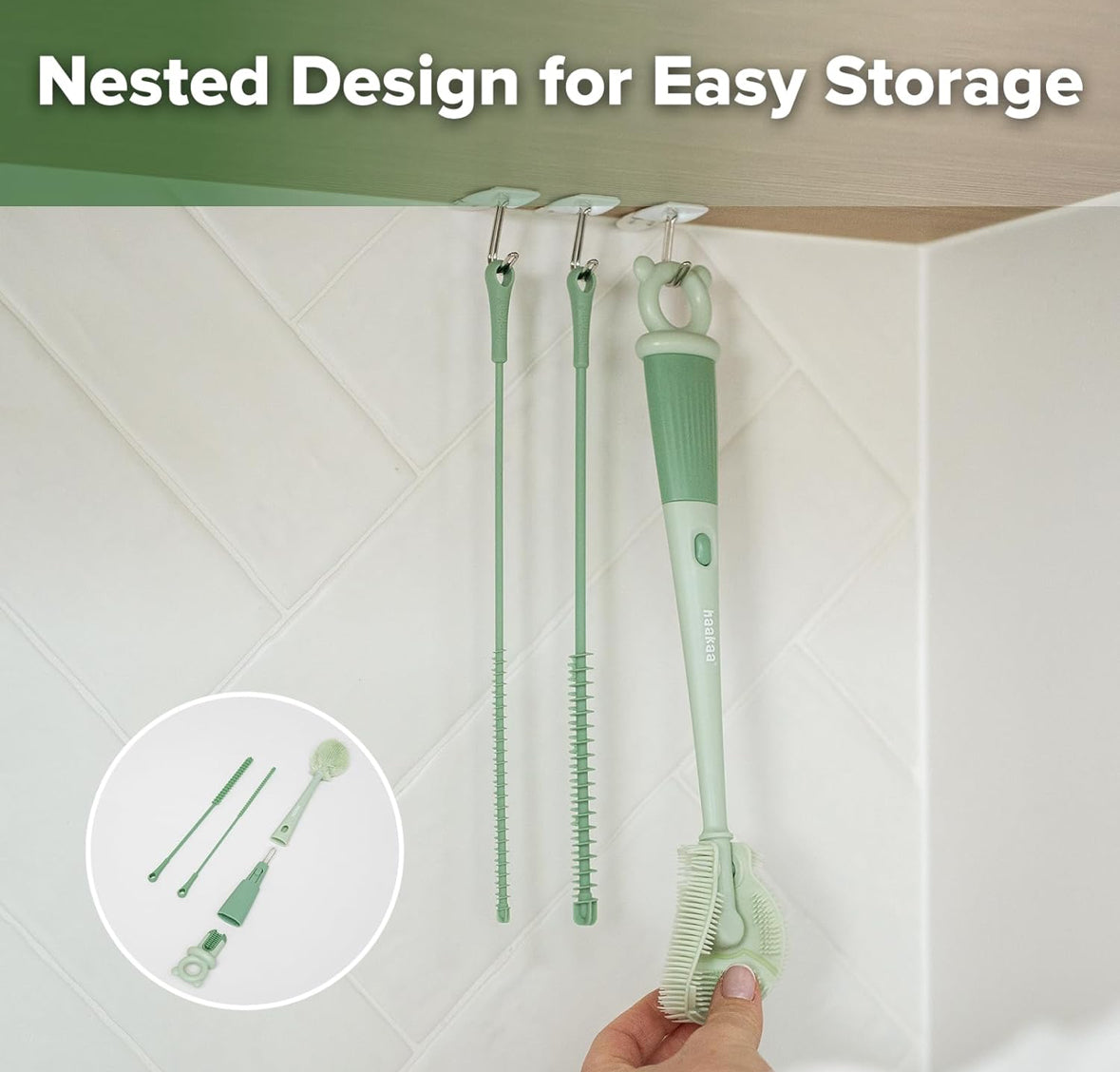 5 in 1 cleaning brush set