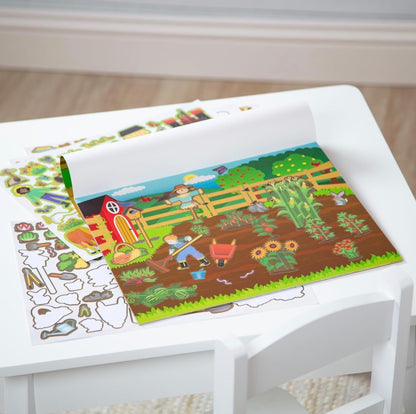 Reusable sticker pad - farm