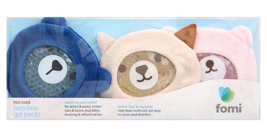 Hot/cold boo boo gel packs - 3 pcs