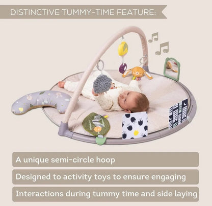 Tummy-time activity gym