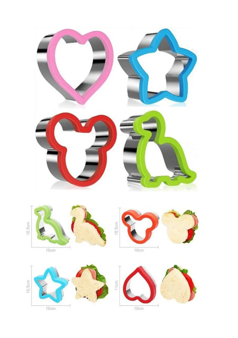 Sandwich cutter - 4 pcs