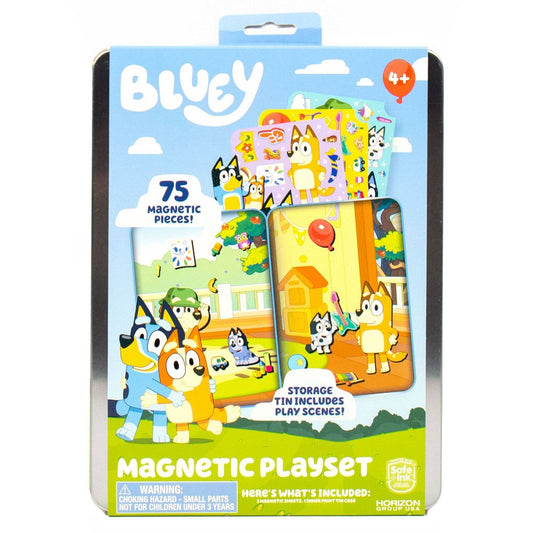 Bluey magnetic playset