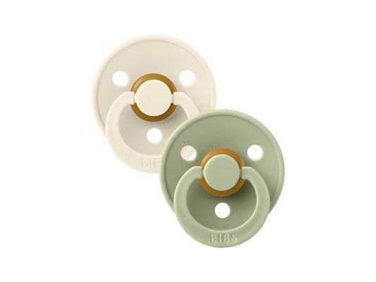 Bibs pacifier ivory/ sage